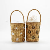 Star Drum Straw Bag Handbags Shoulder Bag Women Messenger Bags