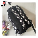 Star Pattern Backpack Large Capacity Sweet Schoolbag Hot Girls