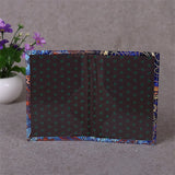 Starry Sky Passport Cover Document Case Bag Pu Leather Travel Wallet