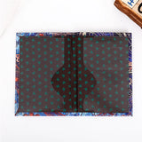 Starry Sky Passport Cover Document Case Bag Pu Leather Travel Wallet