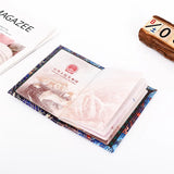 Starry Sky Passport Cover Document Case Bag Pu Leather Travel Wallet
