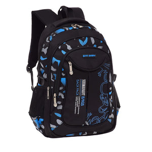Stationery Storage School Bag Zipper Closure Backpack Large Capacity