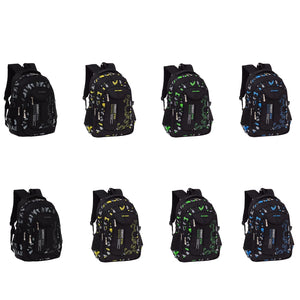 Stationery Storage School Bag Zipper Closure Backpack Large Capacity