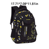 Stationery Storage School Bag Zipper Closure Backpack Large Capacity