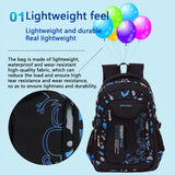 Stationery Storage School Bag Zipper Closure Backpack Large Capacity