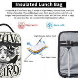 Stay Weird Insulated Lunch Bag for Women Leakproof Halloween Witch Cooler