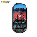 Steam Locomotive Train Print Pencil Bag for Kids