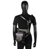 Steam Punk Chain Bag Pu Minority Motorcycle Women Bag Single Shoulder