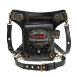 Steam Punk Chain Bag Pu Minority Motorcycle Women Bag Single Shoulder