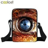 Steampunk Rottweiler Shoulder Dog Messenger Bag for Women
