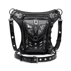 Steampunk Chain Bag Single Shoulder Messenger Waist Fanny Pack Purse Sac Banane