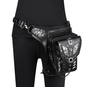 Steampunk Chain Bag Locomotive Single Shoulder Messenger Waist Fanny Pack