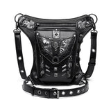 Steampunk Chain Bag Single Shoulder Messenger Waist Fanny Pack Purse Sac Banane