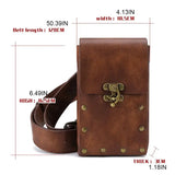 Steampunk Hiking Waist Bag Multifunction Postman Messenger Belt Bags