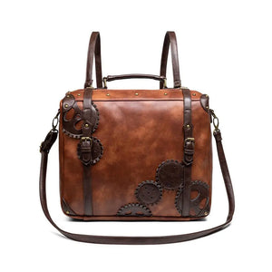 Steampunk Medieval Retro Style Women's Messenger Laptop Backpack