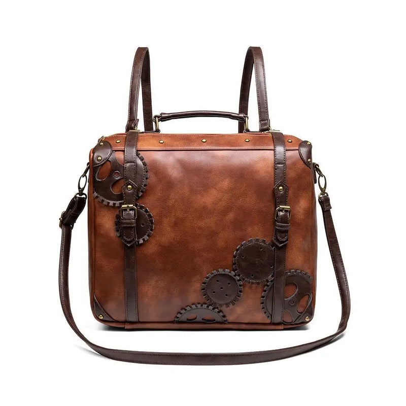 Steampunk Medieval Retro Style Women's Messenger Laptop Backpack