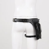 Steampunk Retro Rubber Crossbody Waist Bag