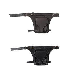 Steampunk Retro Rubber Crossbody Waist Bag