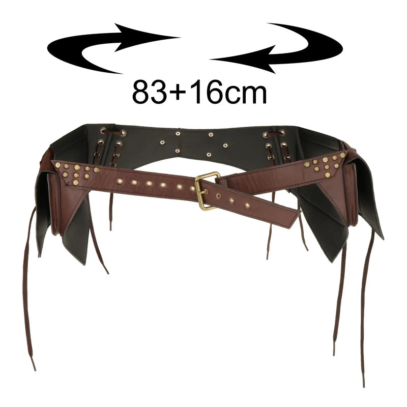 Steampunk Waist Bag Pouch Utility Belt Purse Fanny Pack Costume