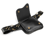 Steampunk Motorcycle Men's Chest Bag Outdoor Leisure Mobile Phone Pocket Waist B