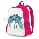 Stegosaurus Skeleton Hiking Backpack Waterproof Travel Dinosaur