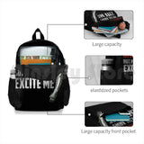 Waterproof Hiking Backpack Bucky Barnes Rhianna S M Typography