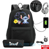 Stitch Backpack Cosplay Cartoon Travel Shoulder Bags Teens School Bags