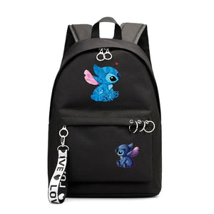 Stitch Bags School Backpack Pattern Cartoon Stitch Schoolbag Teens School Bag