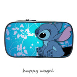 Stitch Print Cosmetic Case Pencil Bag Makeup Bags Girls School Pencil Box