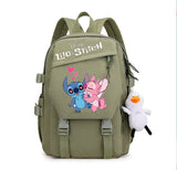Stitch Student Backpack College Book School Bag Lady Backpacks Mesh Nylon