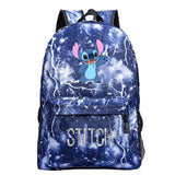 Stitch Students Boys Girls Back to School Gift Mochila Pattern Laptop Backpack