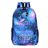 Stitch Backpack Cartoon Women Men School Bags Travel Daily Mochilas