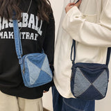 Women's Denim Shoulder Bag Crossbody Summer Travel Handbag Purse