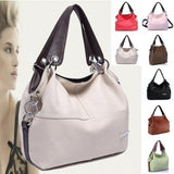 Soft PU Leather Shoulder Bag Large Capacity Totes