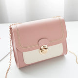 Women's Summer Shoulder Bag Chain PU Leather Messenger Bag