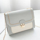 Women's Summer Shoulder Bag Chain PU Leather Messenger Bag
