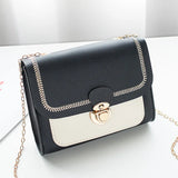 Women's Summer Shoulder Bag Chain PU Leather Messenger Bag