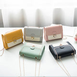 Women's Summer Shoulder Bag Chain PU Leather Messenger Bag
