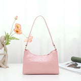 Stone Patent Crossbody Bag Women Small Handbag PU Leather Evening Bag