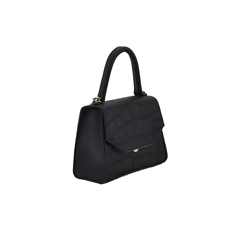 Stone Pattern Crossbody Bag Small Handbag Shoulder Bag PU Leather Ladies