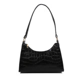 Stone Pattern PU Leather Shoulder Underarm Bags for Women