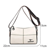 Stone Pattern Leather Handbag Small Shoulder Crossbody