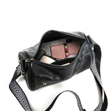 Stone Pattern Leather Women's Messenger Bag Chain Handbag Shoulder Bag