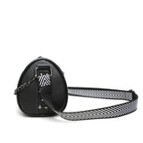 Stone Pattern Leather Women's Messenger Bag Chain Handbag Shoulder Bag