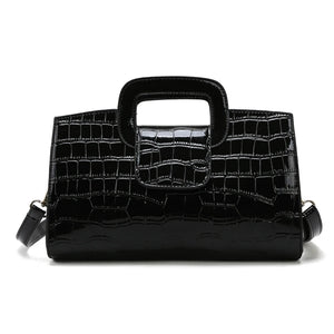 Stone Pattern Small Crossbody Bag Flap Shoulder Clutch Ladies Purse