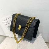 Stone Pattern PU Leather Crossbody Bag For Women
