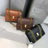 Stone Pattern PU Leather Crossbody Bag For Women