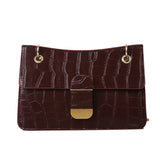 Stone Pattern PU Leather Crossbody Bags for Women Small Shoulder Bag