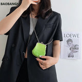 Stone Pattern PU Mini Shoulder Bag Women Lipstick Crossbody Bags