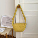 Stone Pattern Shoulder Bag Space Cotton Handbag Large Capacity Tote